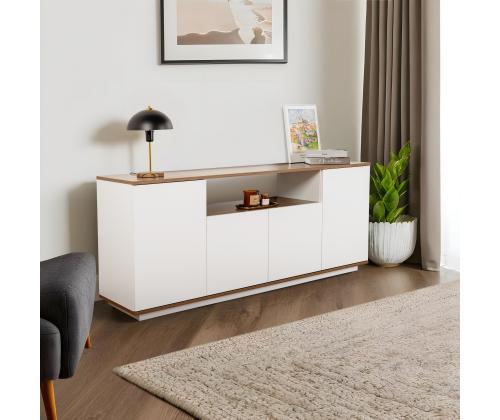 Arista - White, Walnut