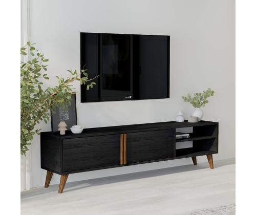 TV laud Benoit - Wood Black