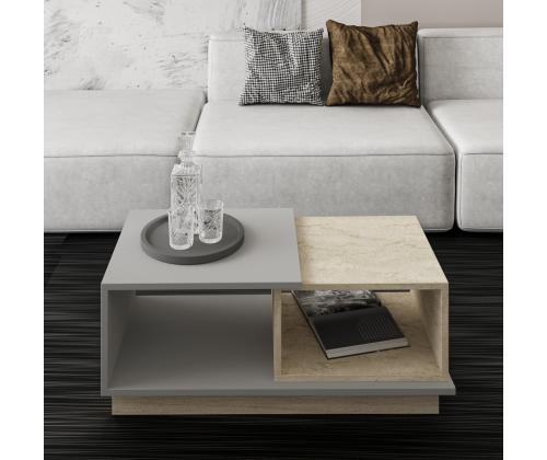 Kohvilaud Consept - Travertine, Grey