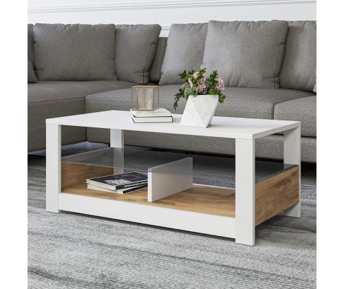 Kohvilaud Aydos - White, Oak