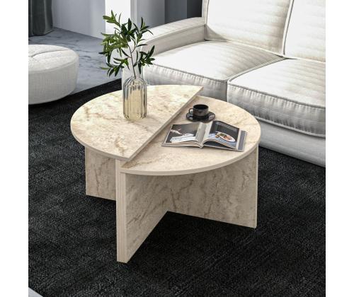 Kohvilaud Dolunay - Travertine