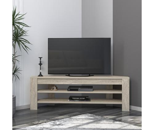 TV laud Corner - Travertine