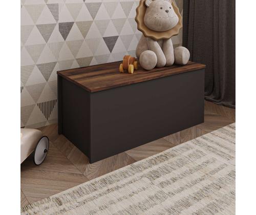 Florya - Anthracite, Rustic Walnut