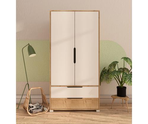 Flora 90 - Sapphire Oak, White