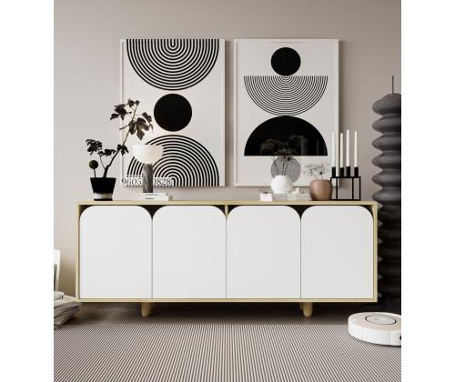 Lazio Bohem 180 - Sapphire Oak, White