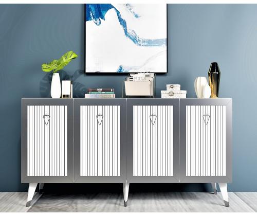 Bare - White, Silver