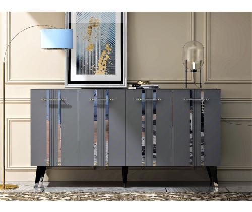 Asel - Anthracite, Silver