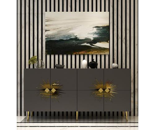 Nida KB150 - Anthracite, Gold