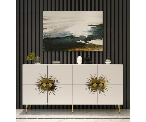 Nida KB150 - White, Gold