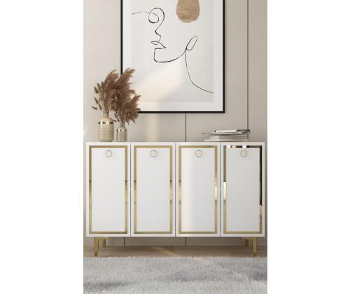 Wolly KM120 - White, Gold