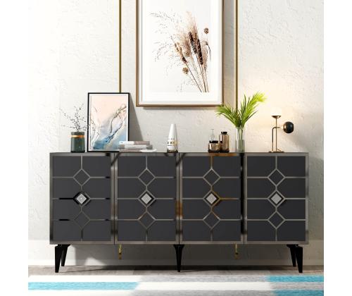 Cagla - Anthracite, Silver