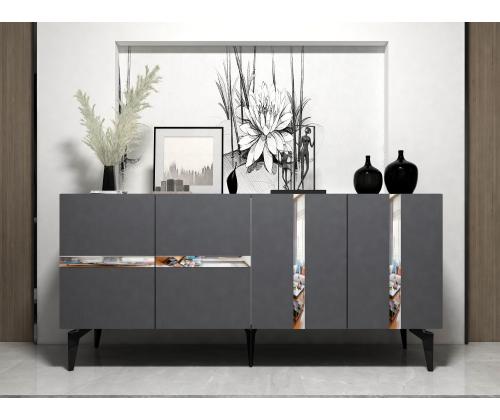 Vania - Anthracite, Silver