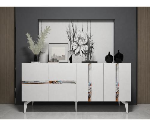 Vania - White, Silver