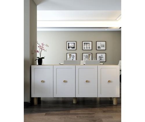 Rosalinda KB150 - Sapphire Oak, White