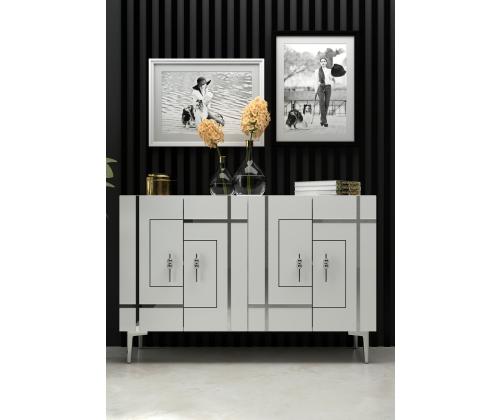 Sina - White, Silver