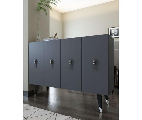 8167KM-32 - Anthracite, Silver