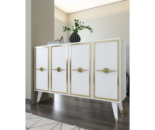 8174KM-32 - White, Gold