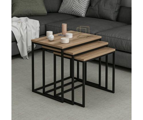 Mööblikomplekt lauad Evia - Walnut