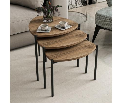 Mööblikomplekt lauad Lenny - Walnut