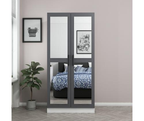 Kale Mirror Anthracite White - 190