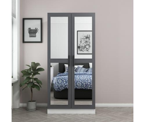 Kale Mirror Anthracite White - 210