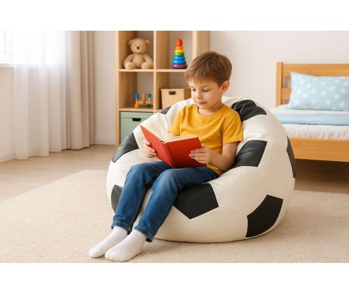 Football Small - Black, White