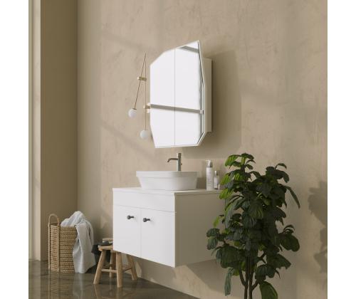 Quartz Cabinet - White