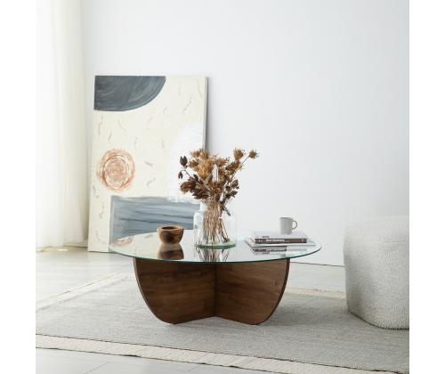 Kohvilaud Lily Wood - Walnut