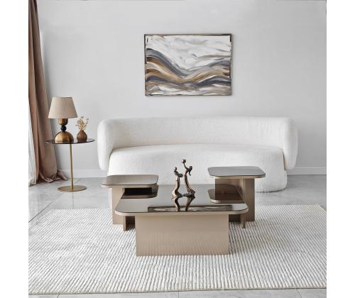 Kohvilaud Jazz - Beige, Bronze