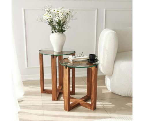 Mööblikomplekt lauad Amalfi - Walnut