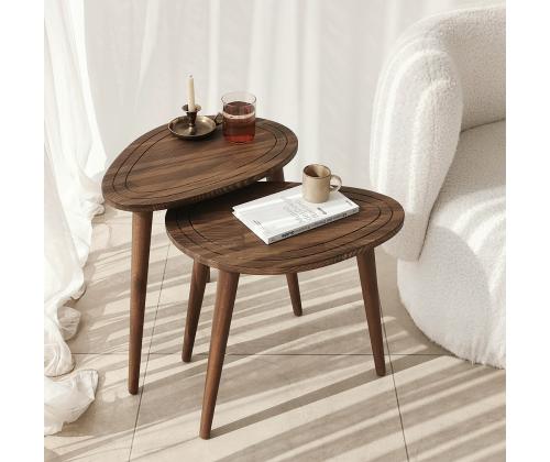 Mööblikomplekt lauad Sweet Set - Walnut