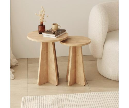 Mööblikomplekt lauad Mushroom - Sapphire Oak