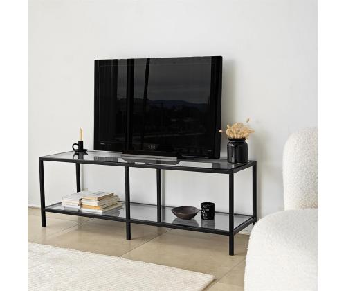 TV laud Basic - Dark Grey, Black