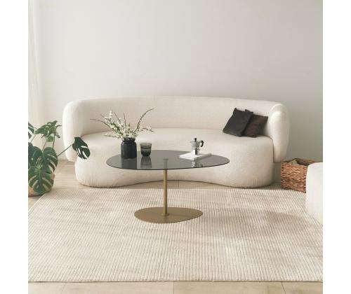 Kohvilaud Porto - Dark Grey, Gold