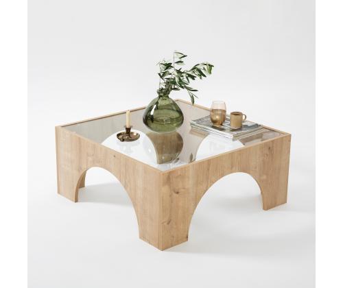 Kohvilaud Seine - Sapphire Oak, Transparent