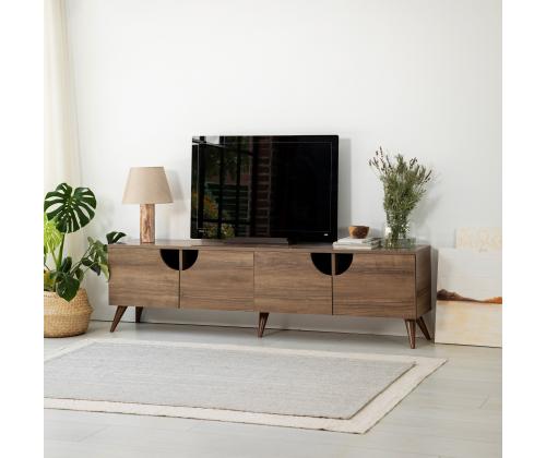 TV laud Grotte - Walnut v2