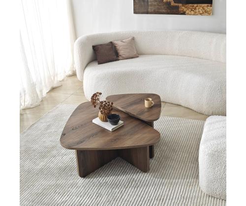 Kohvilaud Ballare Set - Walnut