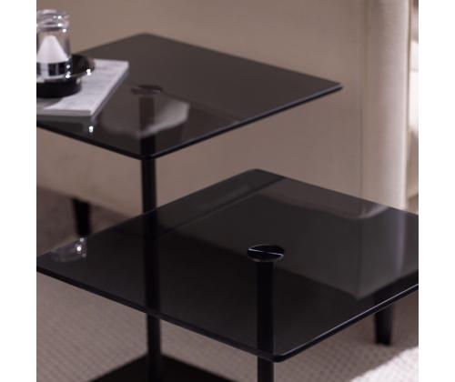 Kohvilaud Elegante 2 - Black, Fume