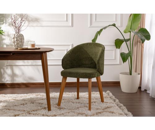 Mööblikomplekt toolid Bentley - Green, Dark Oak