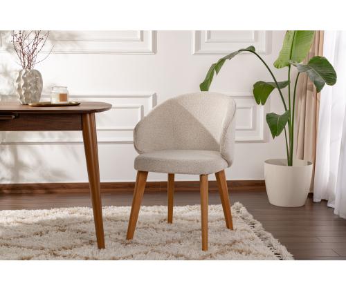 Mööblikomplekt toolid Bentley - White, Dark Oak