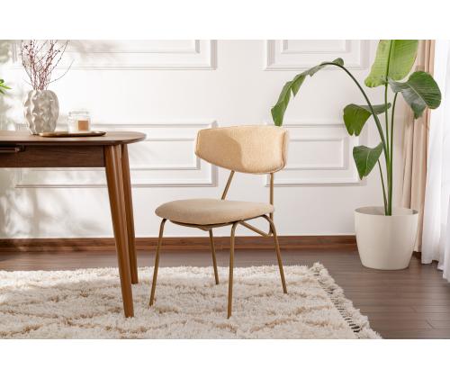 Mööblikomplekt toolid Nancy - Beige, Gold