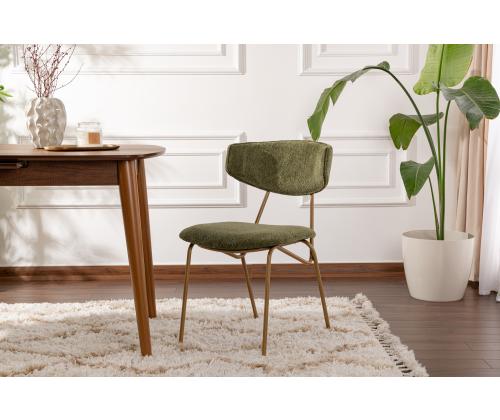 Mööblikomplekt toolid Nancy - Green, Gold