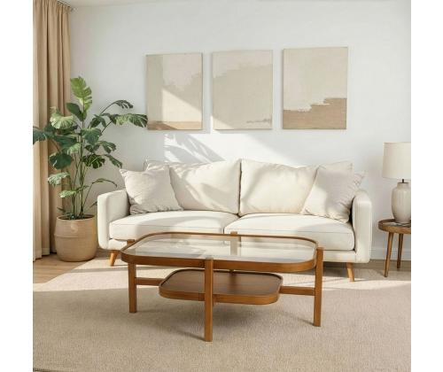 Kohvilaud Godiva - Walnut