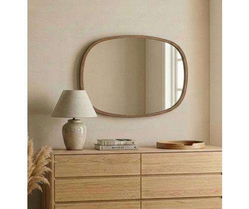 Peegel Cloudy 55 - Walnut