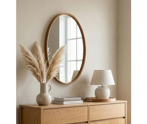 Peegel Elips - Walnut