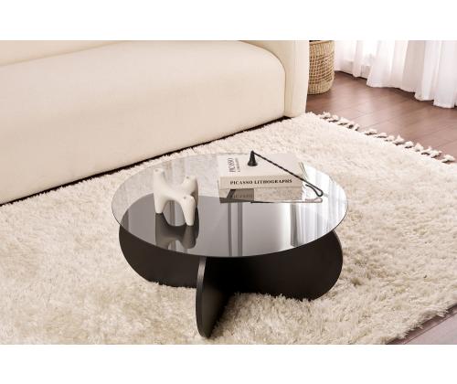 Kohvilaud Aeris - Wood Black, Transparent