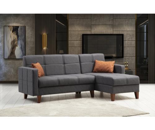 Diivan Polya - Dark Grey