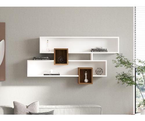 Karen - Walnut, White