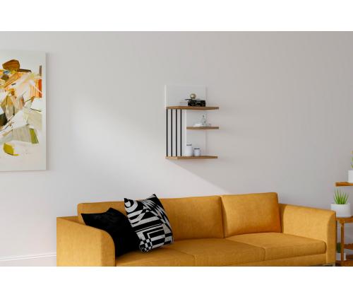 Nezma - White, Walnut