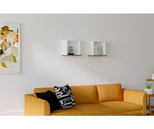 Sevima - White, Walnut